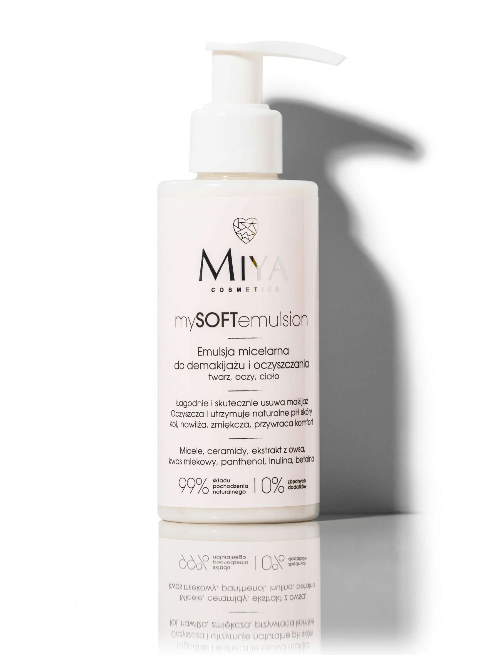 Micellar emulsion for make-up removal and cleansing