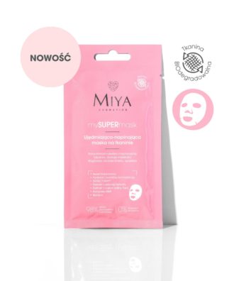 Ujędrniająco-napinająca maska na tkaninie - Miya Cosmetics