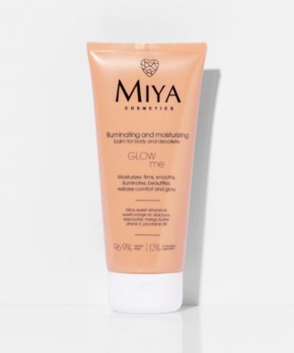 A brightening and moisturizing balm for body and cleavage