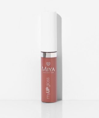 Natural hydrating lip gloss with oils, waxes and vitamins, Miya Rosé